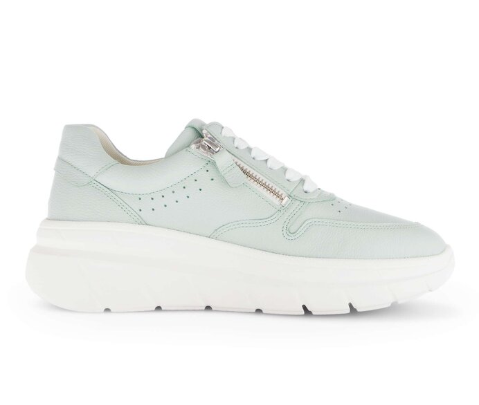 Gabor Sneaker Low Grün - Glattleder