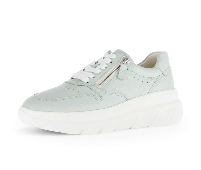 Gabor Sneaker Low Grün - Glattleder