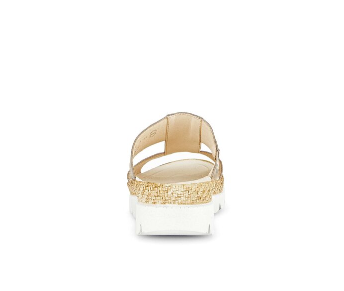 Gabor Pantolette Beige - Rauleder