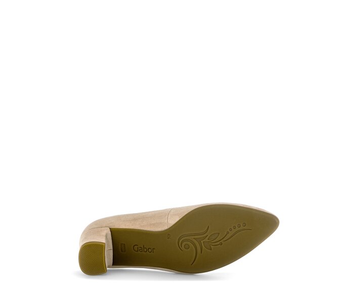 Gabor Eleganter Pumps Beige - Rauleder