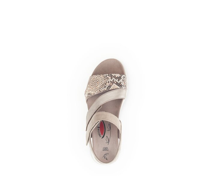 Gabor Trekkingsandale Gold - Materialmix Leder