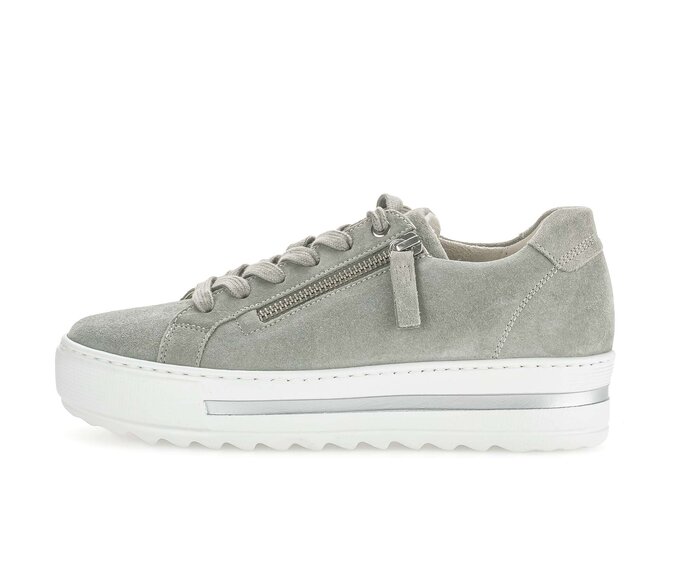 Gabor Sneaker Low Grün - Rauleder