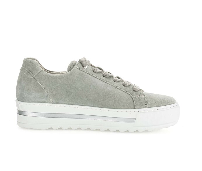 Gabor Sneaker Low Grün - Rauleder