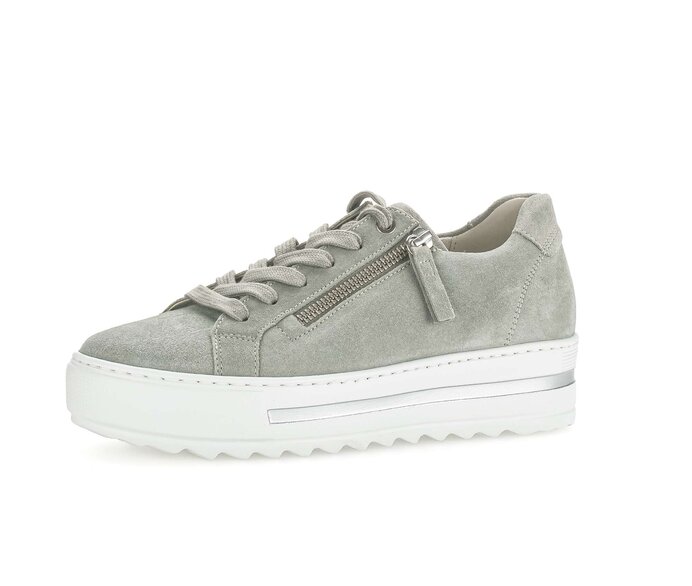 Gabor Sneaker Low Grün - Rauleder