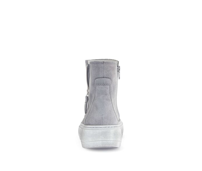 Gabor Sportliche Stiefelette Grau - Rauleder