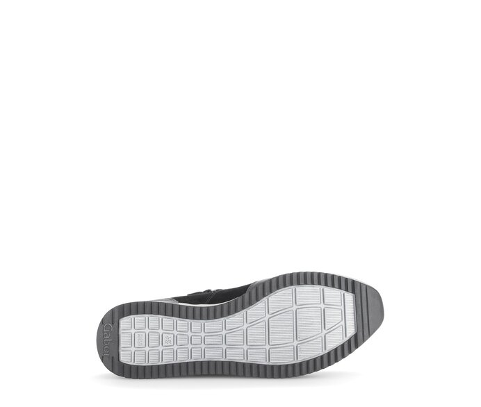 Gabor Sneaker Low Schwarz - Materialmix Leder