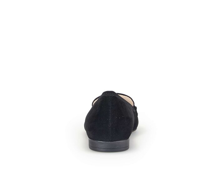 Gabor Eleganter Ballerina Schwarz - Rauleder