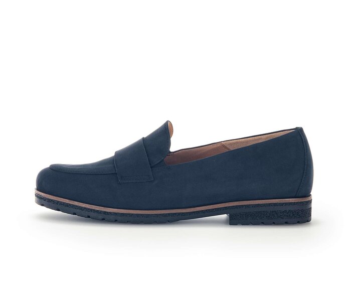 Gabor Slipper Blau - Rauleder