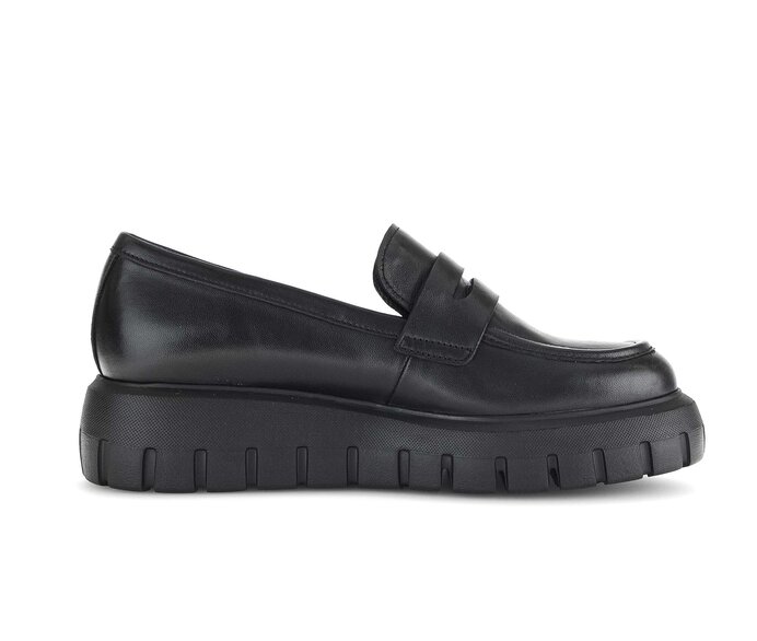 Gabor Loafer Schwarz - Glattleder