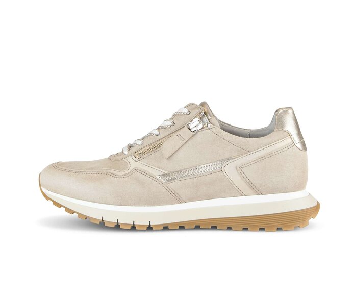 Gabor Sneaker Low Beige - Rauleder
