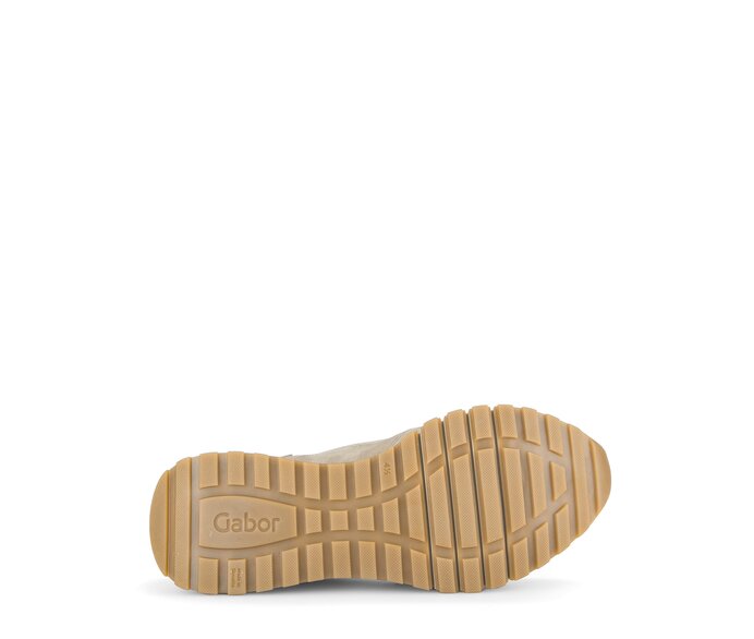 Gabor Sneaker Low Beige - Rauleder