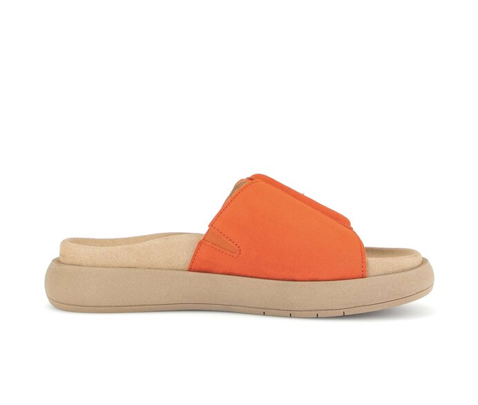 Gabor Pantolette Orange - Rauleder