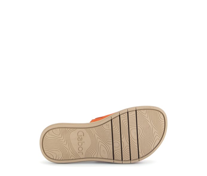 Gabor Pantolette Orange - Rauleder