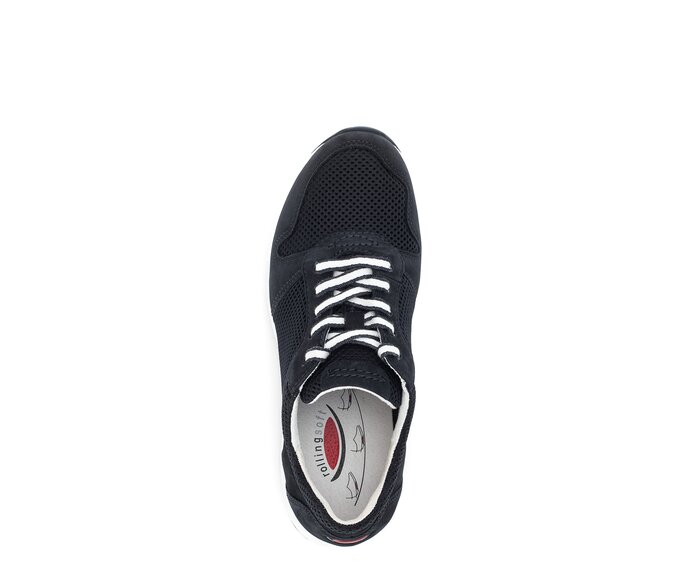 Gabor Sneaker Low Blau - Materialmix Leder/Lederimitat