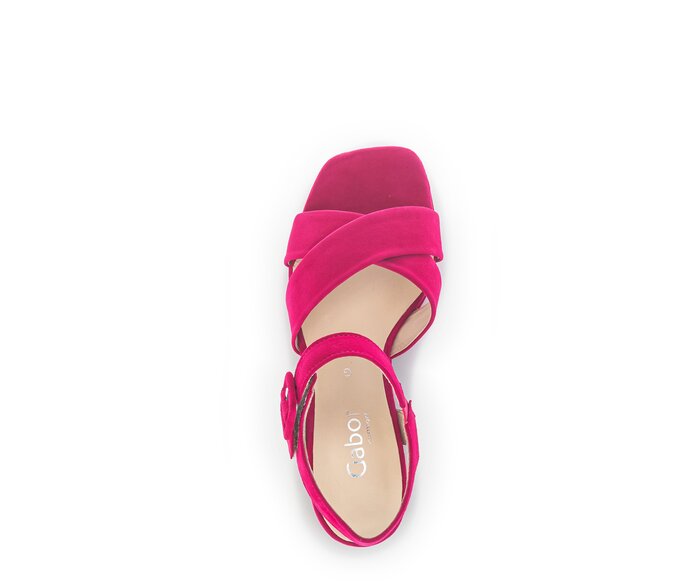 Gabor Plateau Sandale Pink - Rauleder