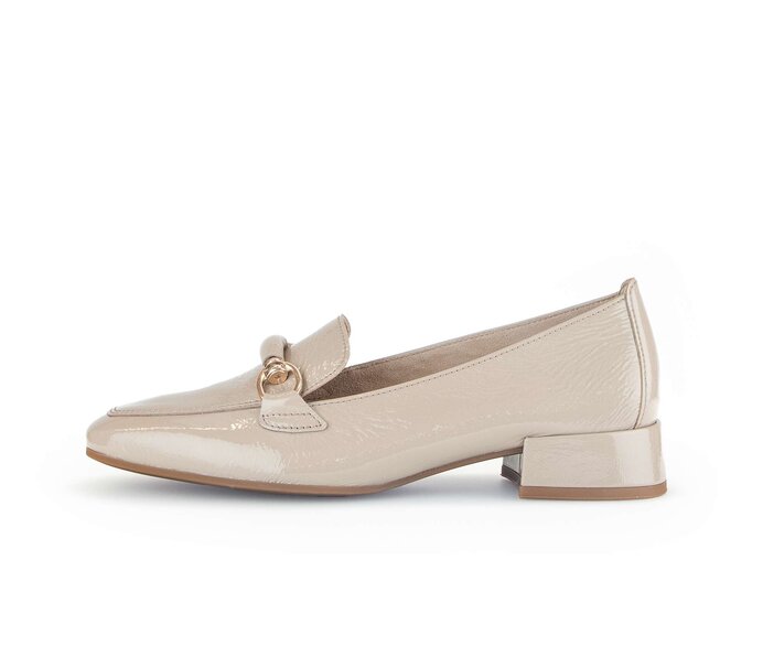 Gabor Slipper Beige - Lackleder