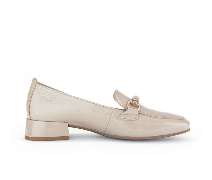 Gabor Slipper Beige - Lackleder