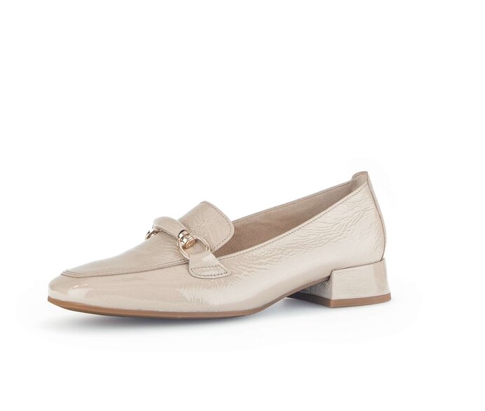 Gabor Slipper Beige - Lackleder