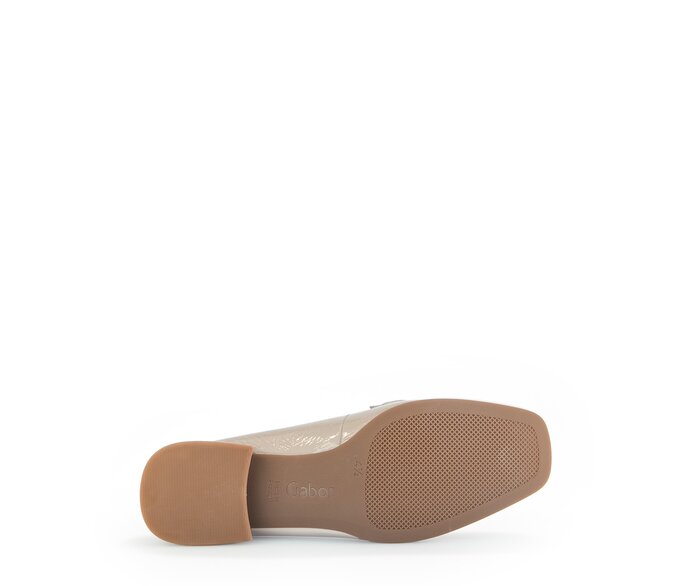 Gabor Slipper Beige - Lackleder