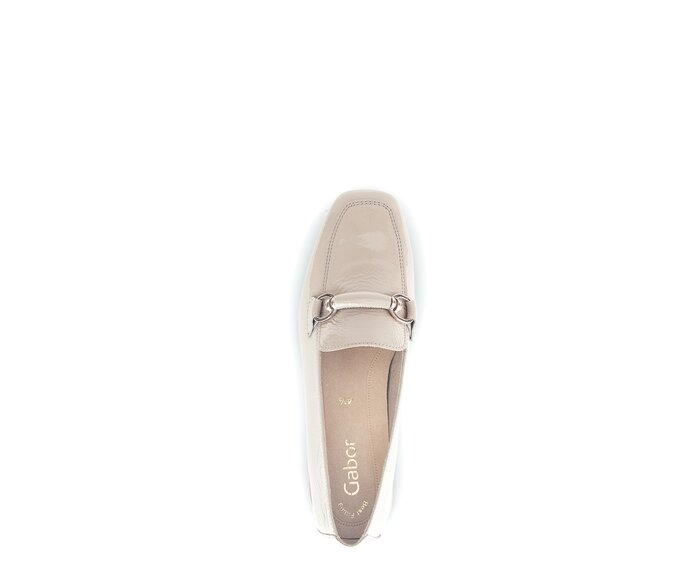 Gabor Slipper Beige - Lackleder