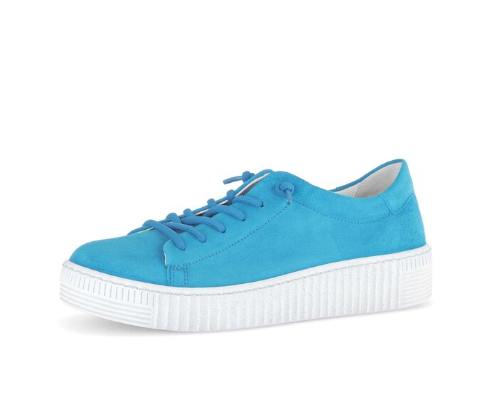 Gabor Sneaker Low Blau - Rauleder