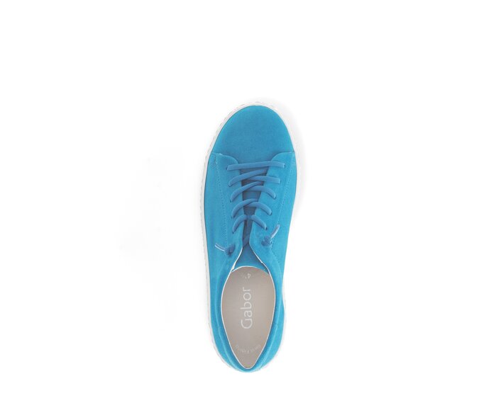 Gabor Sneaker Low Blau - Rauleder
