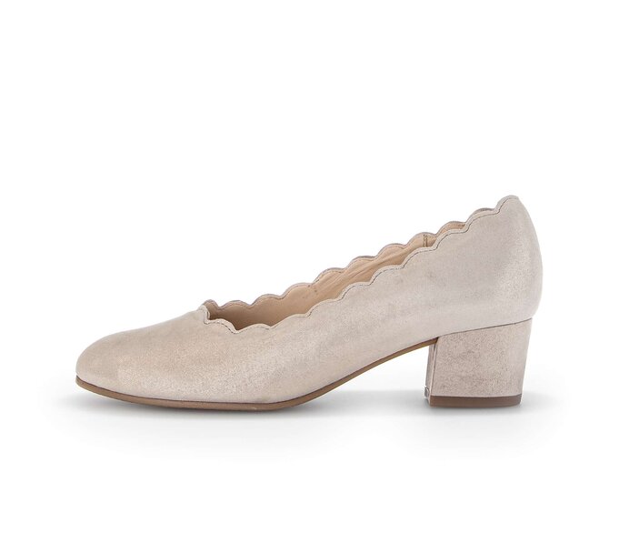 Gabor Eleganter Pumps Beige - Effektleder