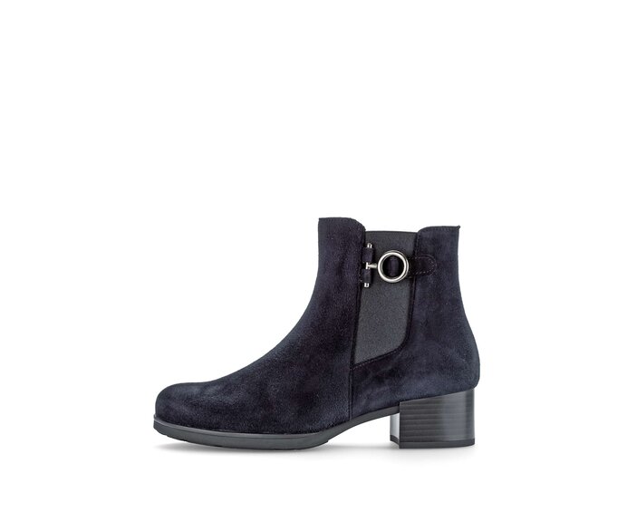 Gabor Chelsea Boot Blau - Rauleder