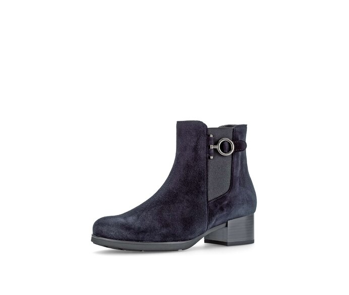 Gabor Chelsea Boot Blau - Rauleder