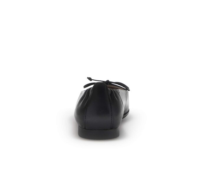 Gabor Eleganter Ballerina Schwarz - Glattleder