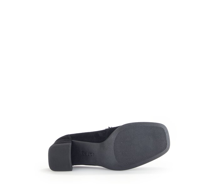 Gabor Hochfrontpumps Schwarz - Rauleder