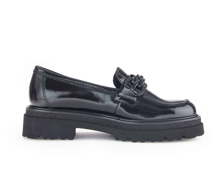 Gabor Loafer Schwarz - Lackleder