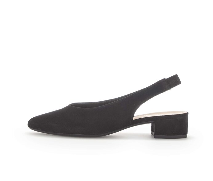 Gabor Slingpumps Schwarz - Rauleder
