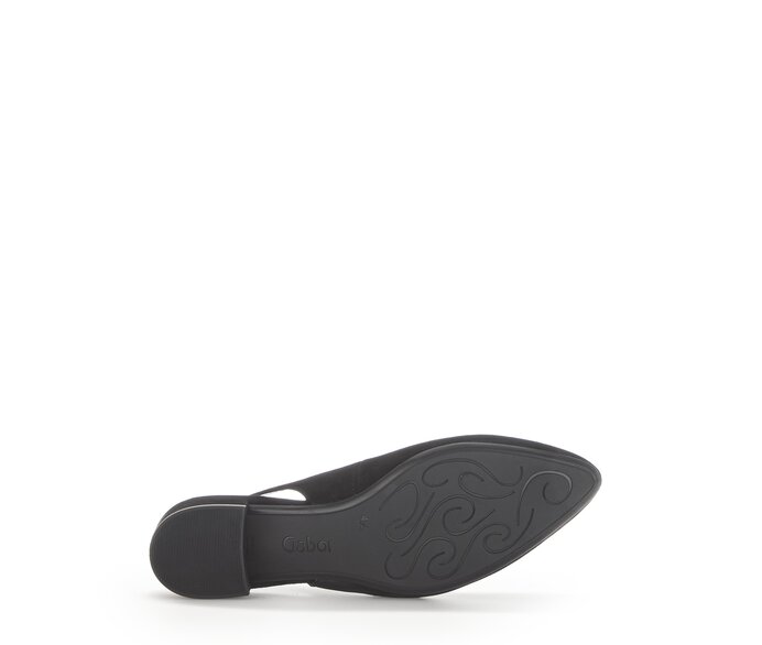 Gabor Slingpumps Schwarz - Rauleder