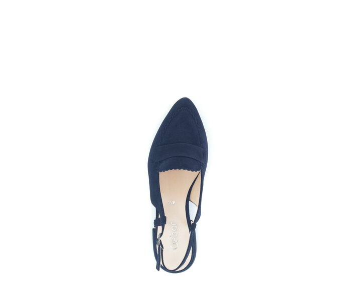 Gabor Slingpumps Blau - Rauleder