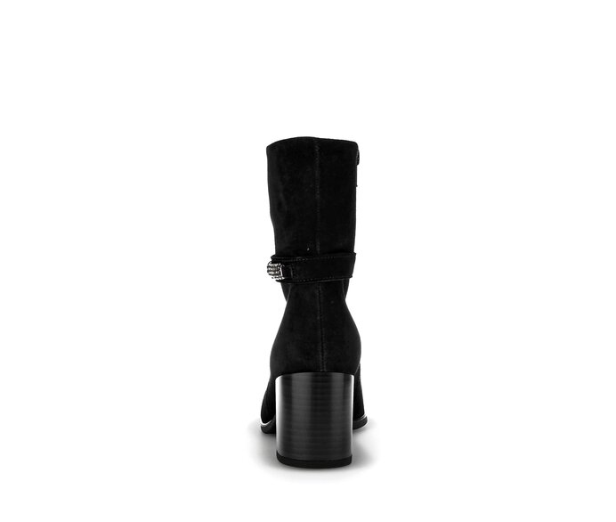 Gabor Elegante Stiefelette Schwarz - Rauleder