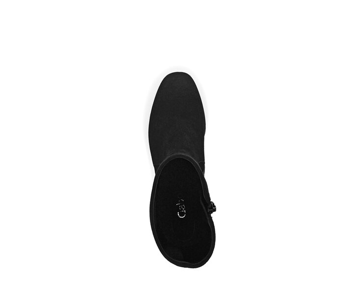 Gabor Elegante Stiefelette Schwarz - Rauleder