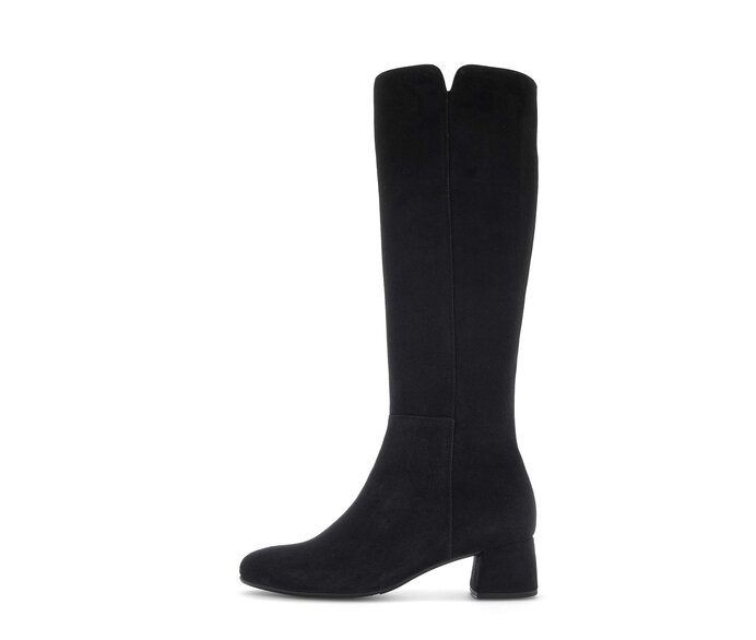 Gabor Eleganter Stiefel Schwarz - Rauleder