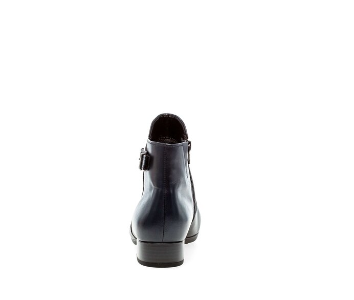 Gabor Sportliche Stiefelette Blau - Glattleder