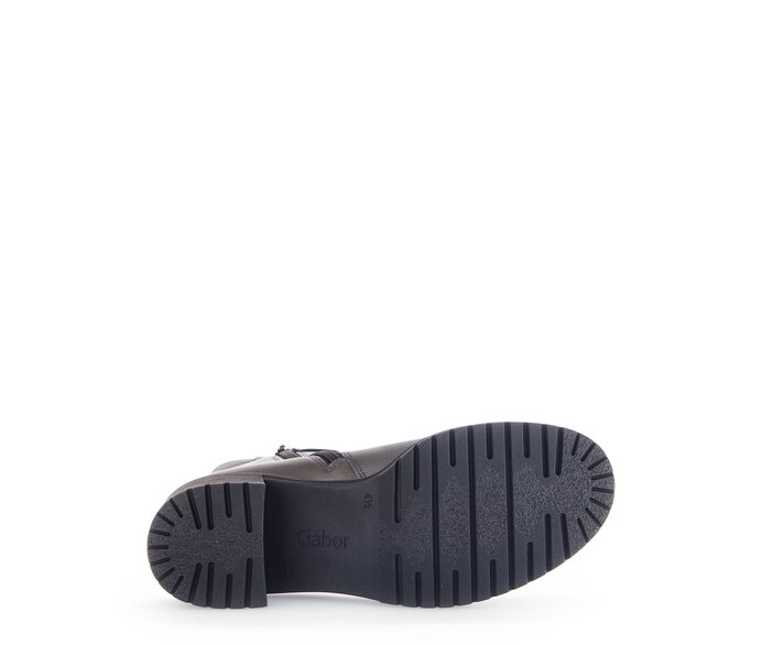 Gabor Plateau Stiefelette Silber - Glattleder