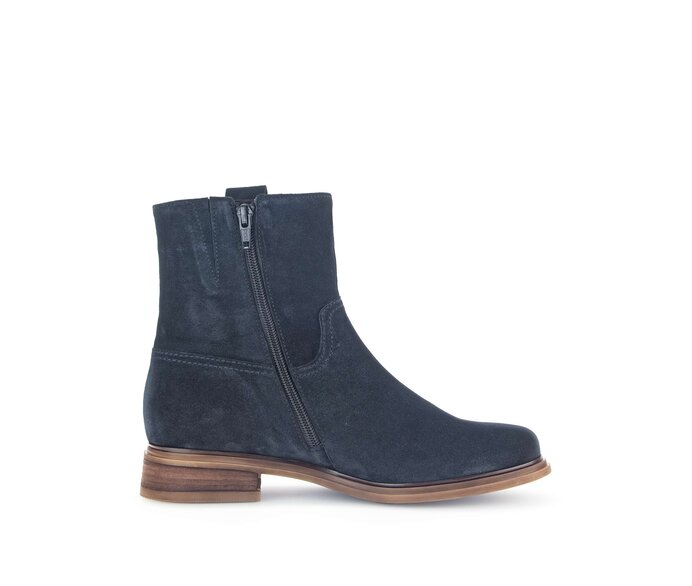 Gabor Elegante Stiefelette Blau - Rauleder