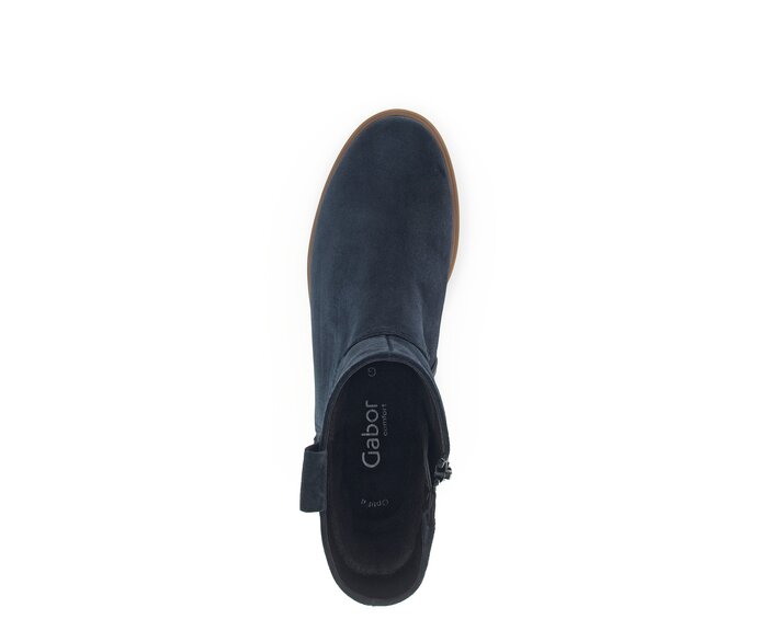 Gabor Elegante Stiefelette Blau - Rauleder