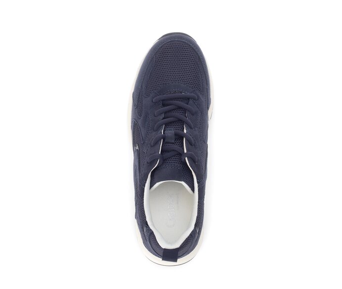 Gabor Sneaker Low Blau - Materialmix Leder/Lederimitat