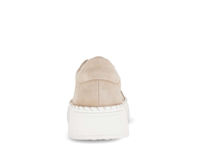 Gabor Sneaker Low Beige - Rauleder