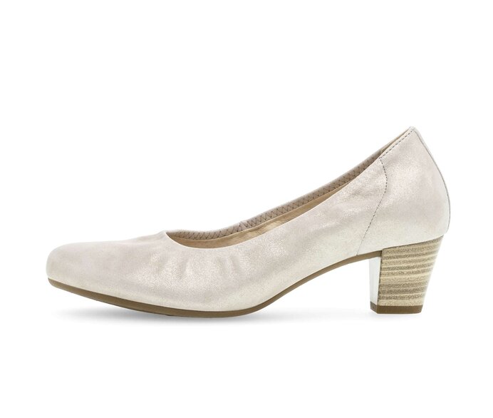 Gabor Eleganter Pumps Beige - Effektleder
