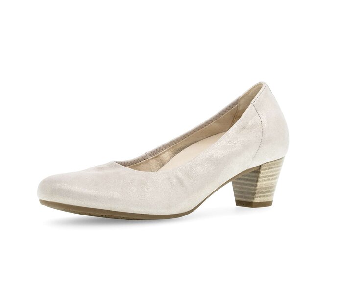 Gabor Eleganter Pumps Beige - Effektleder