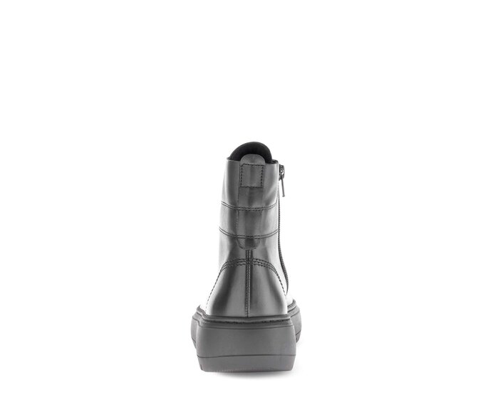 Gabor Sportliche Stiefelette Schwarz - Glattleder