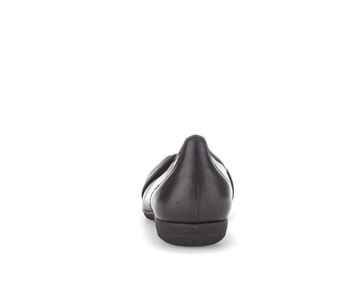 Gabor Sportliche Ballerina Schwarz - Glattleder