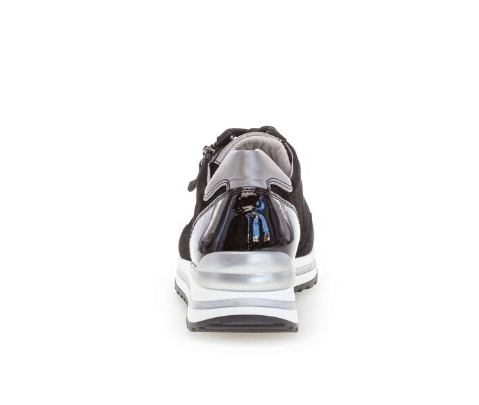 Gabor Sneaker Low Schwarz - Materialmix Leder