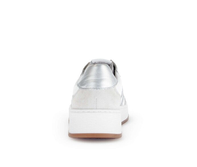 Gabor Sneaker Low Weiß - Materialmix Leder